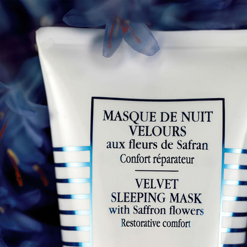 This luxurious mask replenishes moisture barrier and soothes discomfort while you sleep
