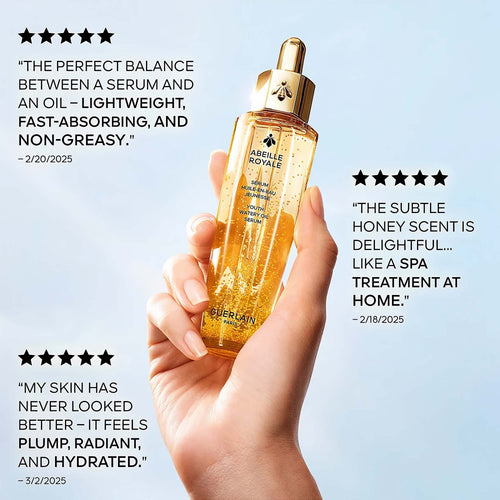 Abeille Royale Advanced Youth Watery Oil Serum is a revolutionary 3-in-1 oil-serum-lotion hybrid
