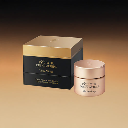Valmont L’Elixir des Glaciers – Votre Visage is a high-performance, ultra-luxurious anti-aging cream