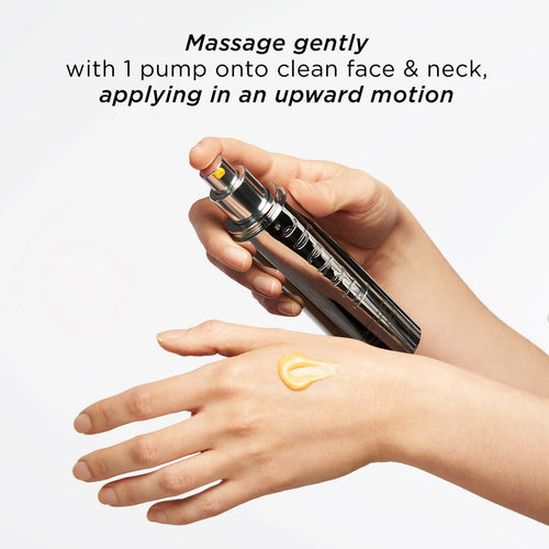 Massage gently onto clean face and neck