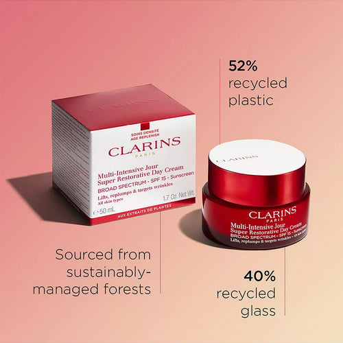 Super Restorative Anti-Aging Day Cream  w/ SPF 15 Sunscreen - All Skin Types by Clarins
