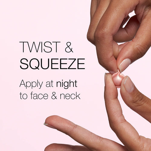 Squeeze 3 drops onto palm of hand, press palms together, and smooth over face