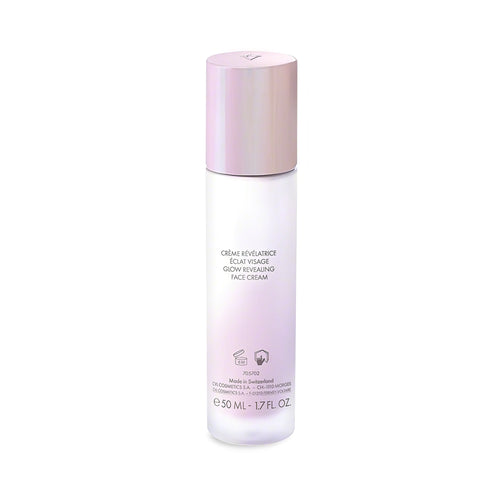 Brightening Innovation: Vitamin C spheres (time-released) + pearl proteins for light-reflecting glow
